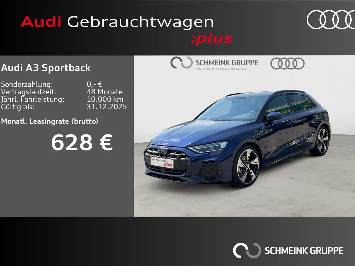 Audi A3 35 TDI S line Matrix Assistenz pro Blau - 1