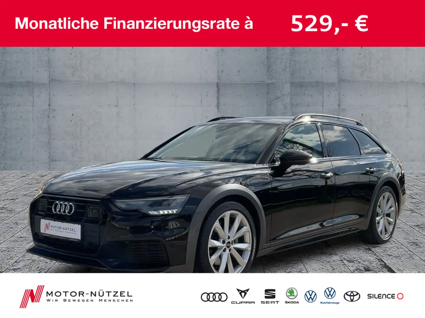 Audi A6 allroad A6 allroad 50 TDI QU LED+NAV+RFK+ACC+AIR+360°+20 Schwarz - 1