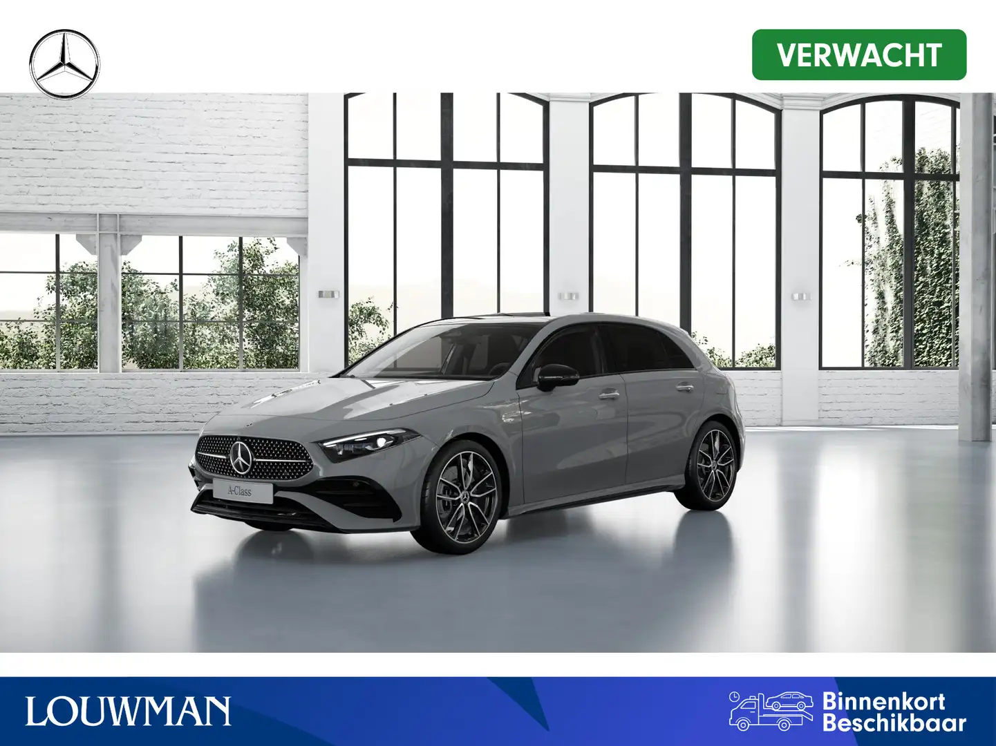 Mercedes-Benz A 250 e Business Solution AMG | Nightpakket | AMG Line P Šedá - 1