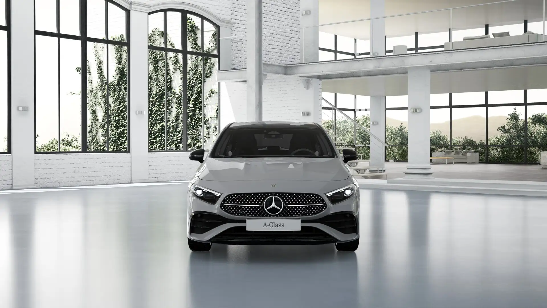 Mercedes-Benz A 250 e Business Solution AMG | Nightpakket | AMG Line P Šedá - 2
