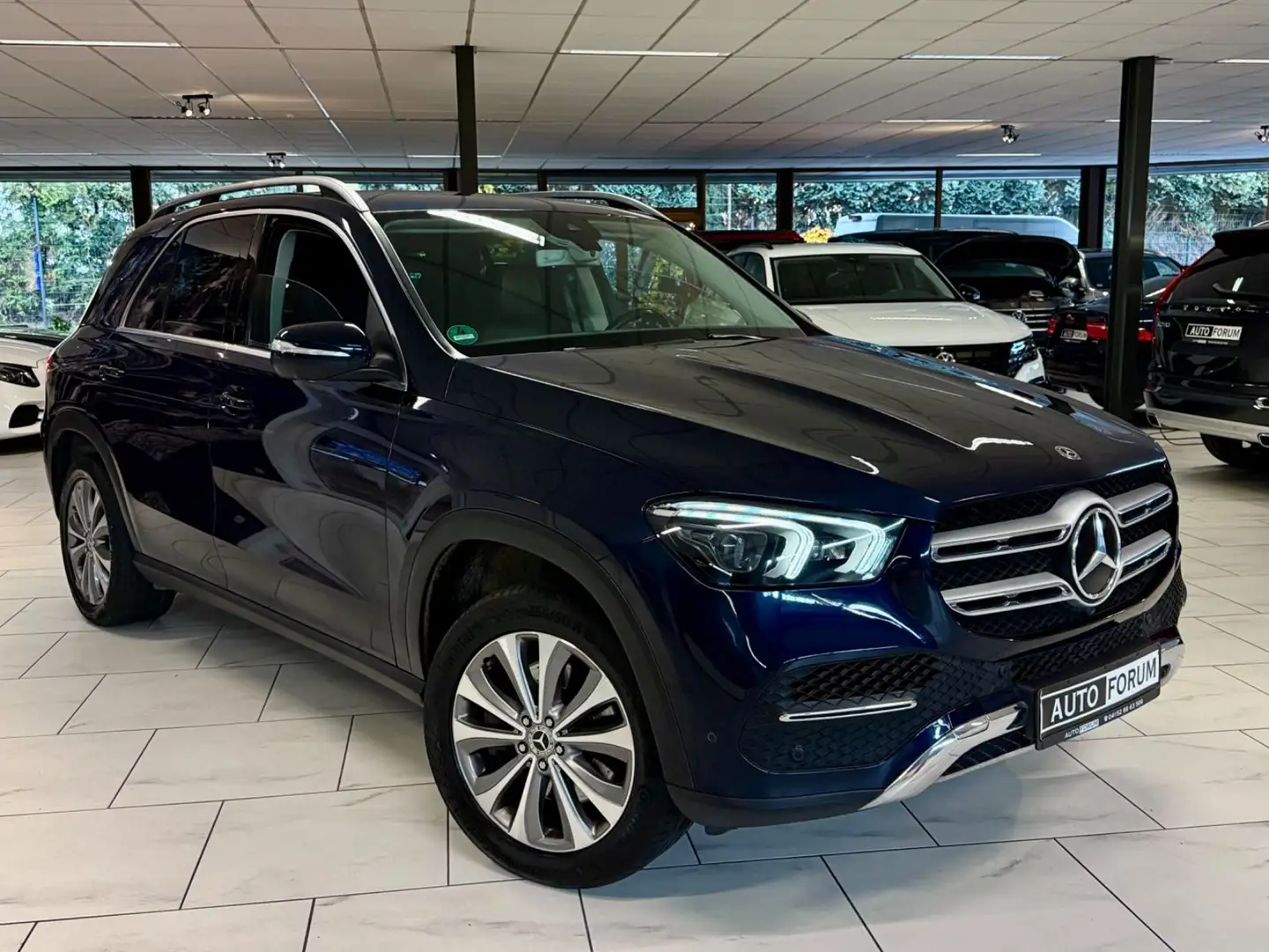 Mercedes-Benz GLE 400 d 4M LEDER AHK 360KAMERA BURMESTER MBUX Blau - 2