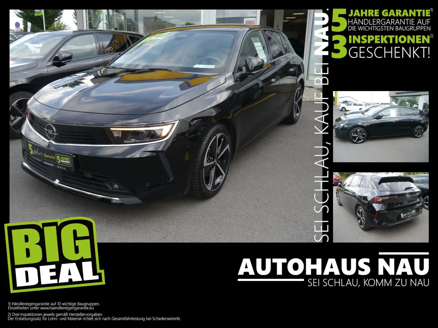 Opel Astra L 1.2 Turbo Elegance Incl. Big Deal Paket Zwart - 1