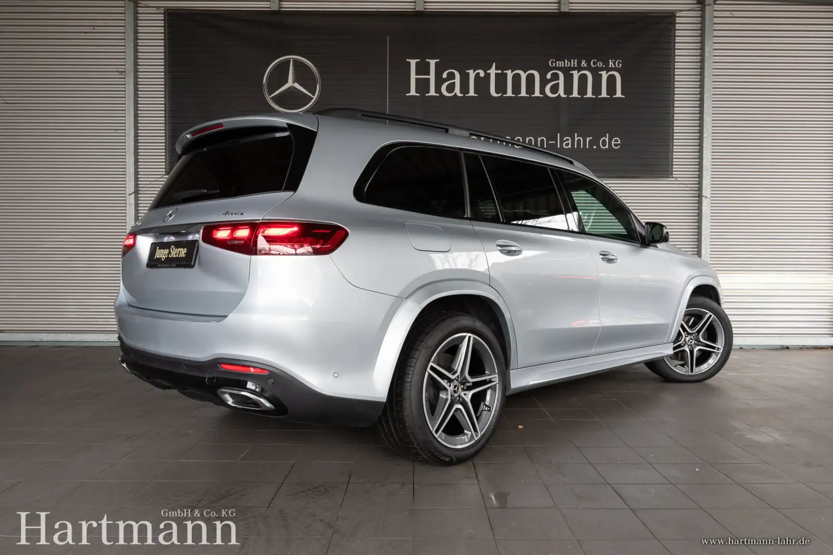 Mercedes-Benz GLS 350 GLS 350 d 4M AMG Night 21" Fondklima Sitzklima Argent - 2