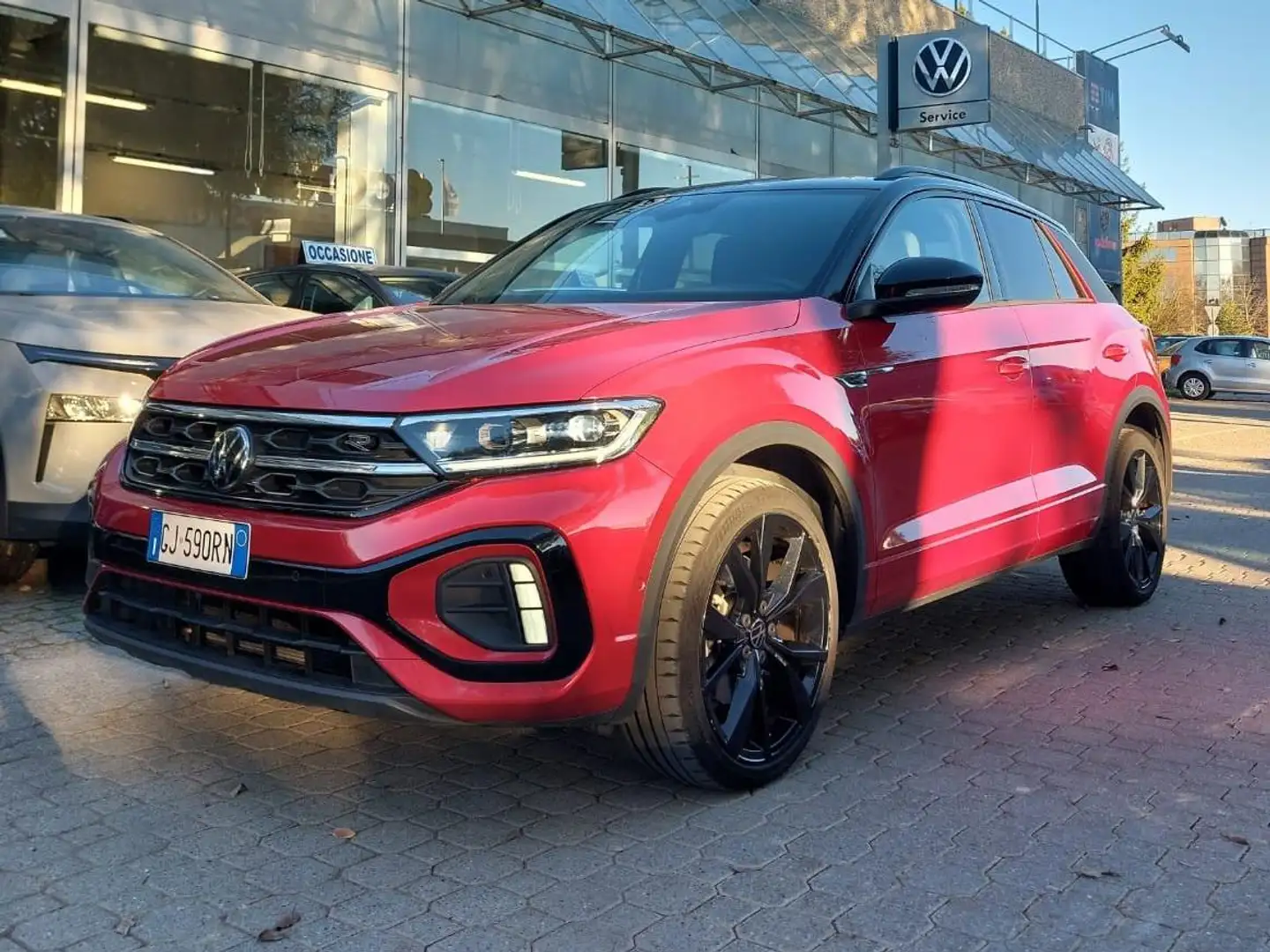 Volkswagen T-Roc T-Roc  2022 1.5 tsi R-Line Plus "19, sedili R Rosso - 1