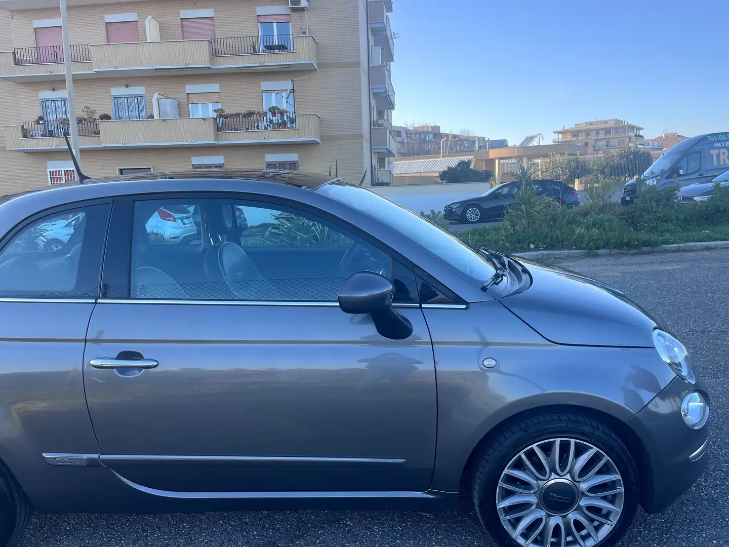 Fiat 500 500 III 2015 1.2 Lounge 69cv Grigio - 2