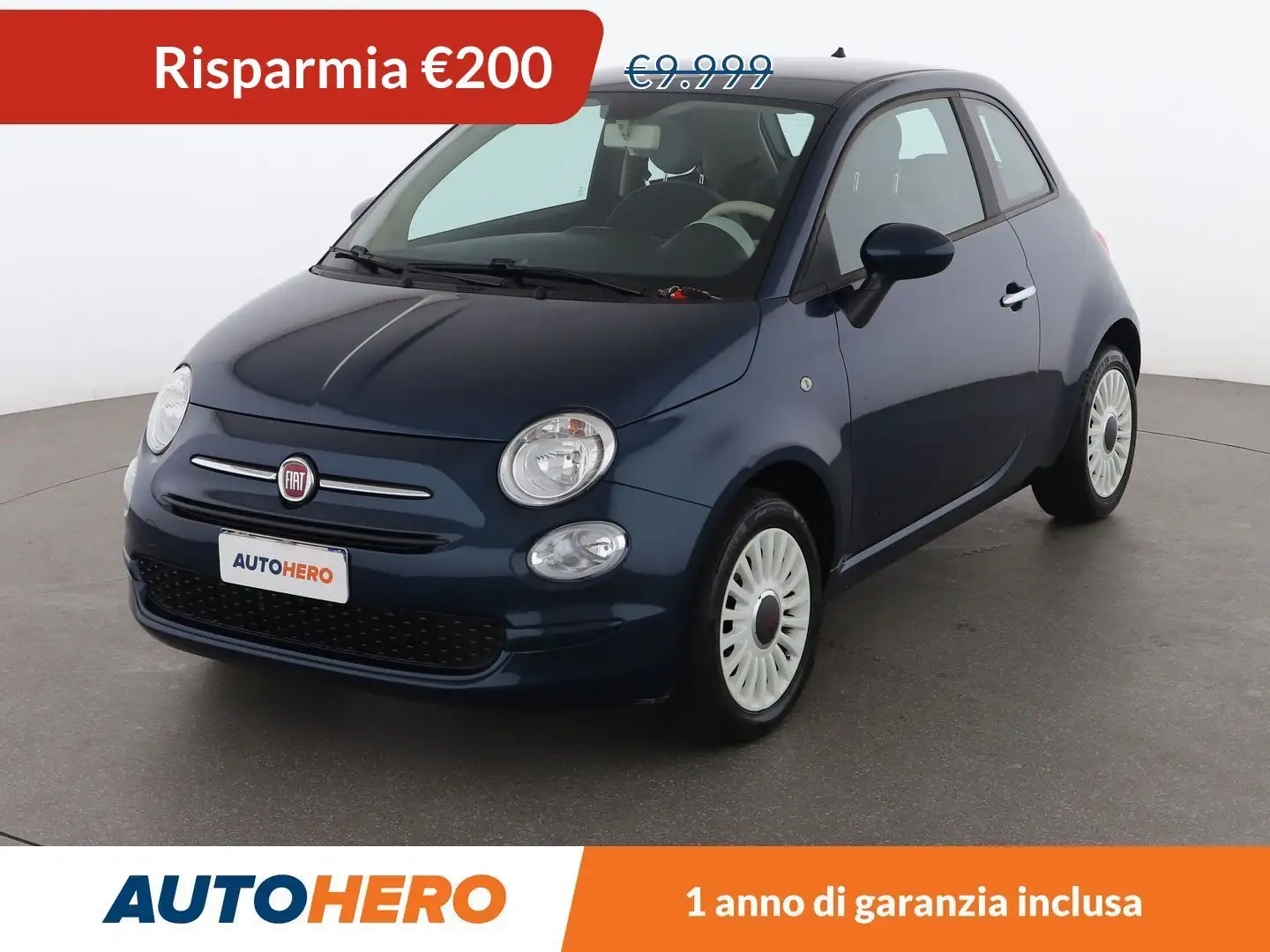 Fiat 500 1.2 Pop Bleu - 1