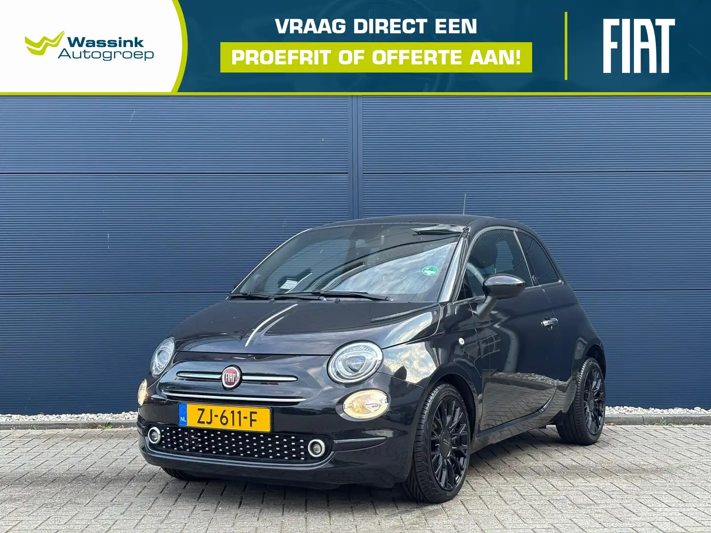Fiat 500 TwinAir Turbo 85pk 120th Edition I Panoramadak I U Noir - 1