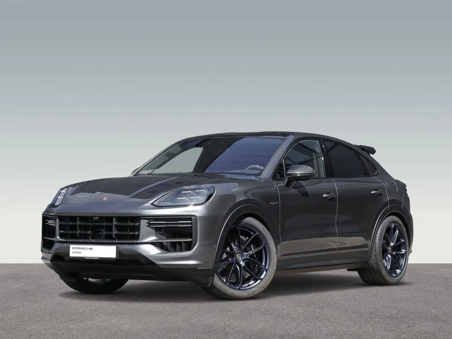 Porsche Cayenne Turbo E-Hybrid Coupe mit GT-Paket LED Gris - 1