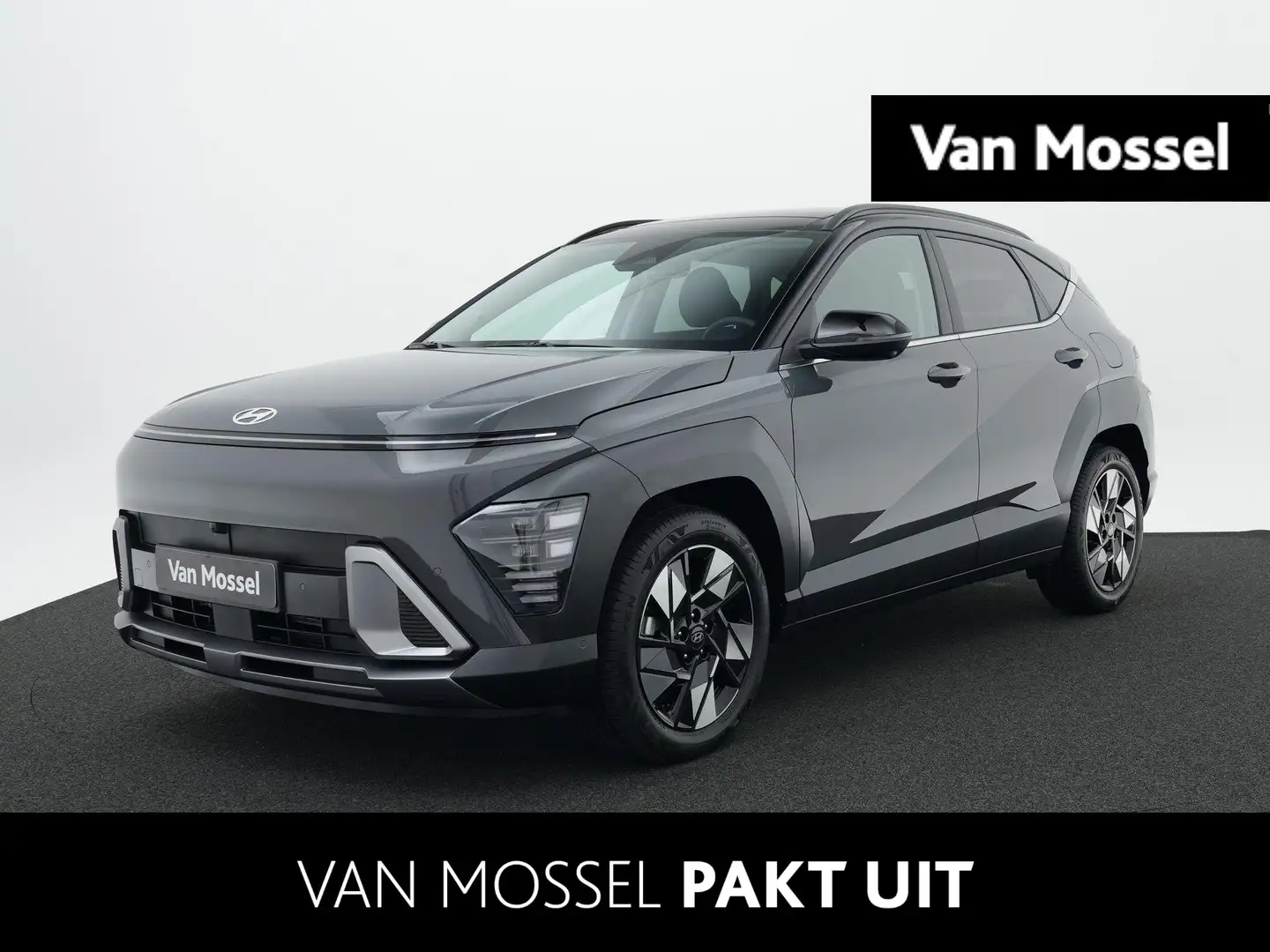 Hyundai KONA 1.6 GDI HEV Premium Sky | Nieuw uit voorraad lever Gris - 1