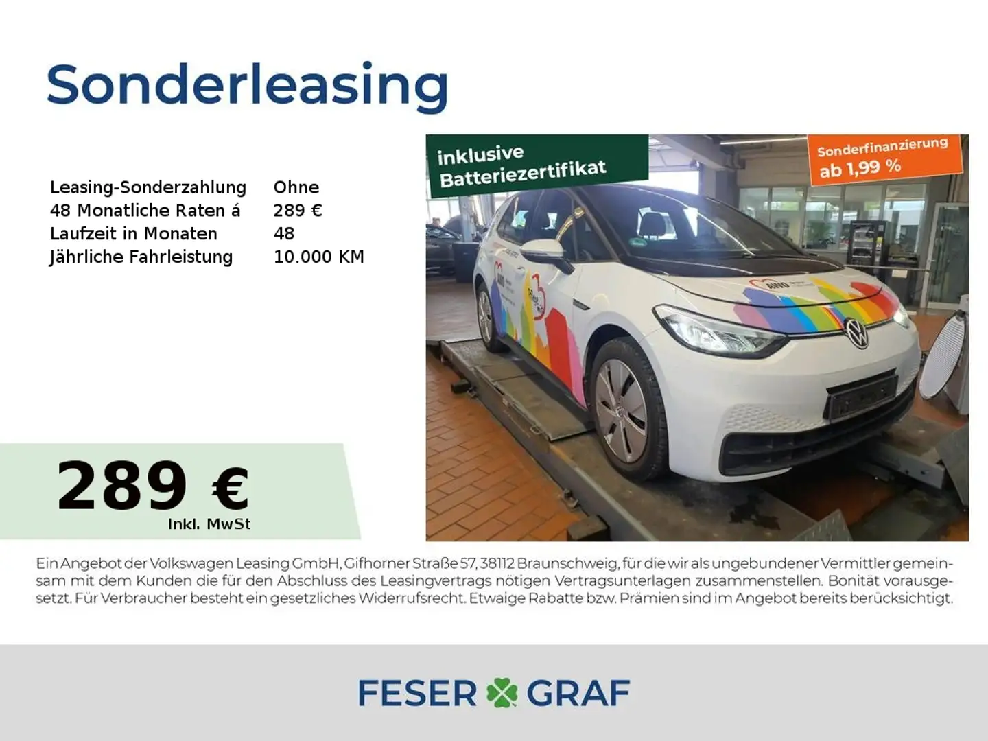 Volkswagen ID.3 Pro SHZ NAVI LED APP 58 kWh Wit - 1