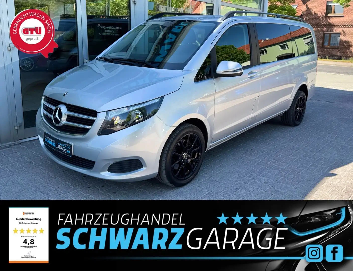 Mercedes-Benz V 250 CDI/d lang*KAMERA*NAVI*ALU* Argent - 1