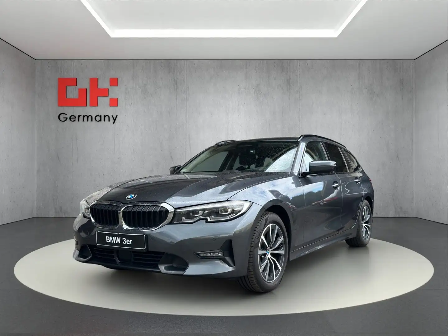 BMW 320 d Sport Line Navi T-Leder Live C. DAB LED 1H Gris - 1