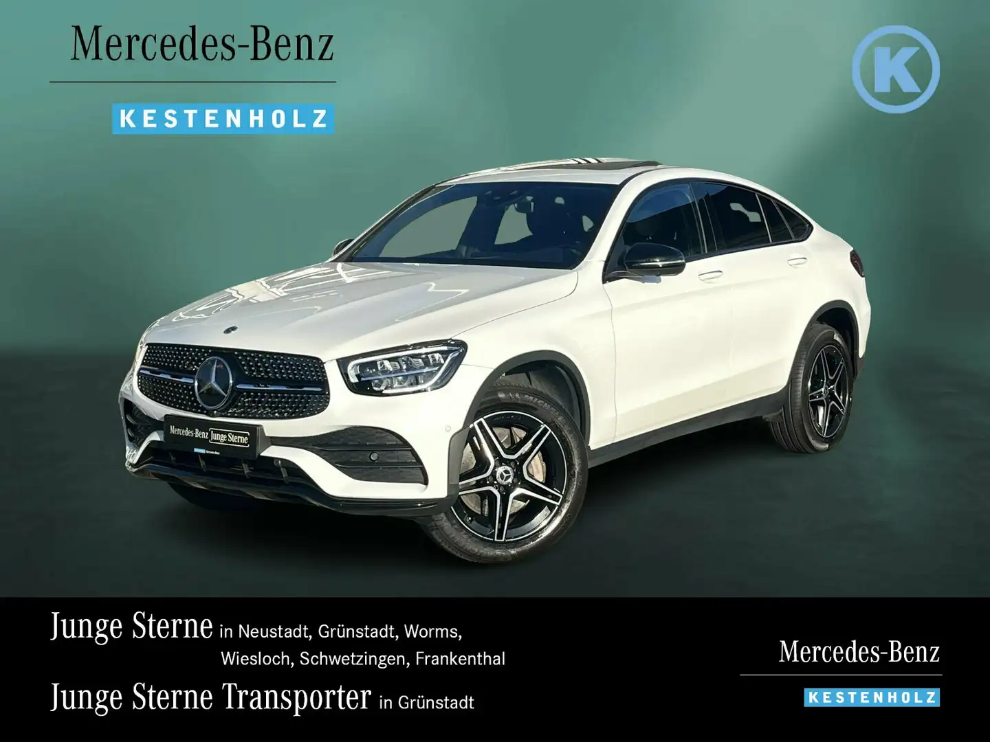 Mercedes-Benz GLC 300 GLC 300 de 4M AMG+NIGHT+AHK+DISTRO+SHD+SOUND+360 Weiß - 1