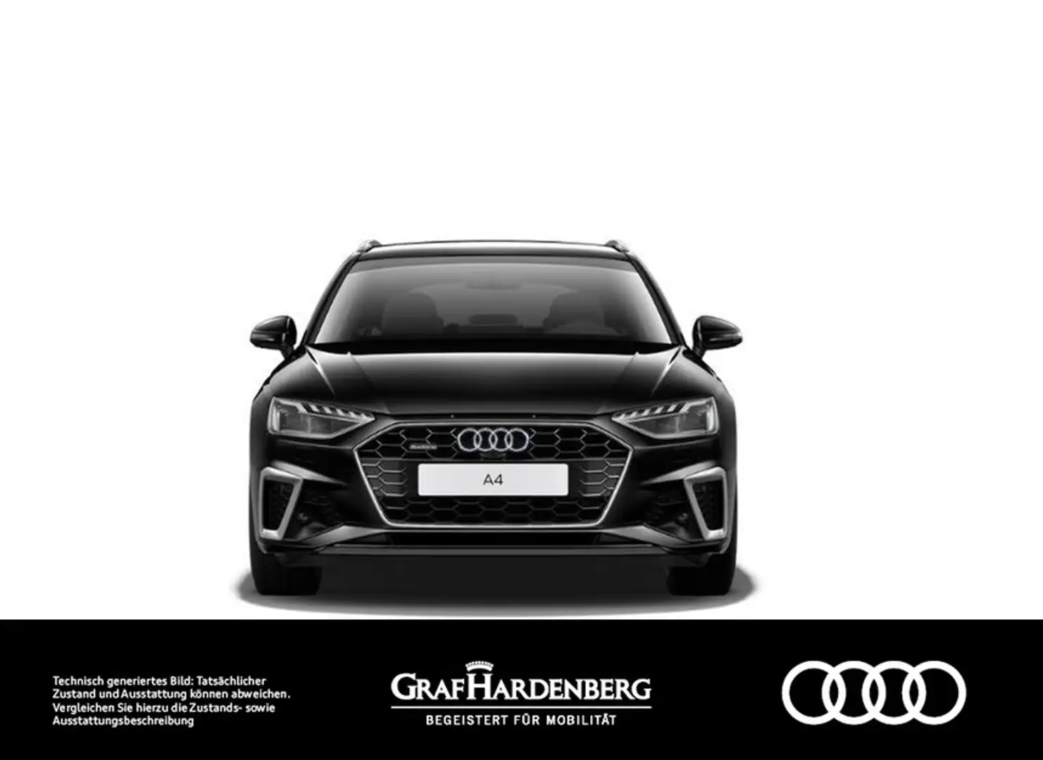 Audi A4 Avant 45 TDI quattro S line LED Navi AHK Noir - 2