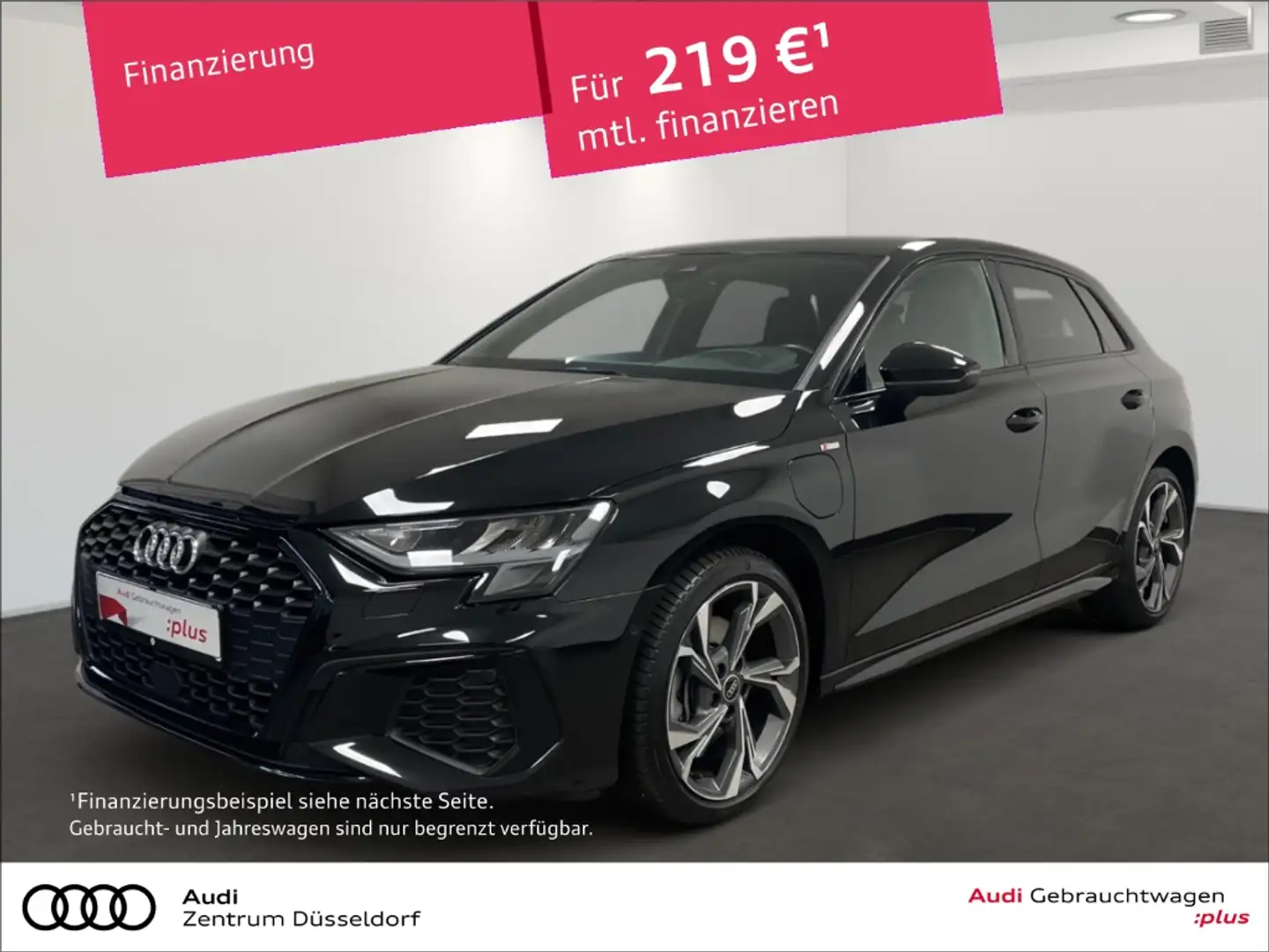 Audi A3 Sportback 40 TFSI e S line PDC AMBIENTE MMI Noir - 1