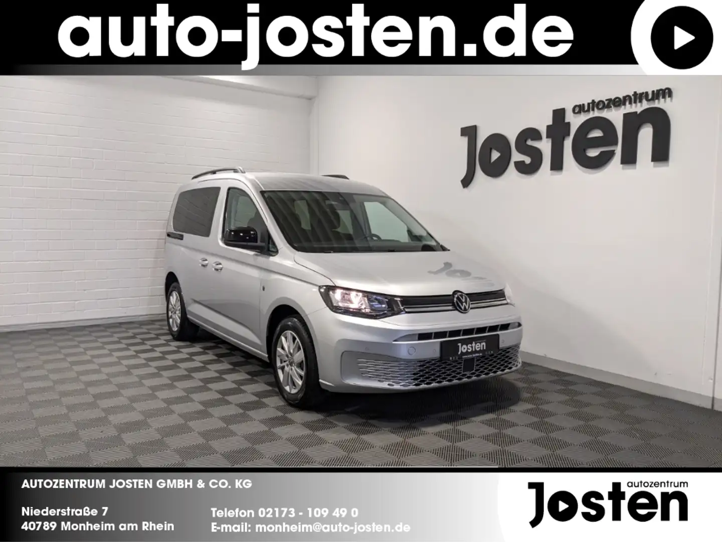 Volkswagen Caddy Life SHZ Tempomat Isofix Klima Carplay Argento - 1