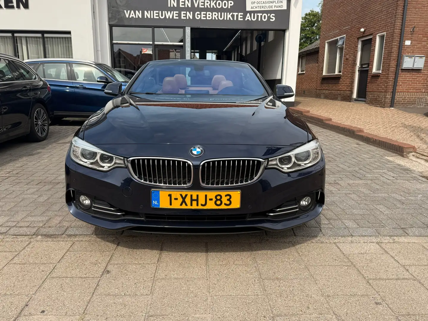 BMW 420 4-serie Cabrio 420i High Executive,Stoelverwarming Blauw - 2