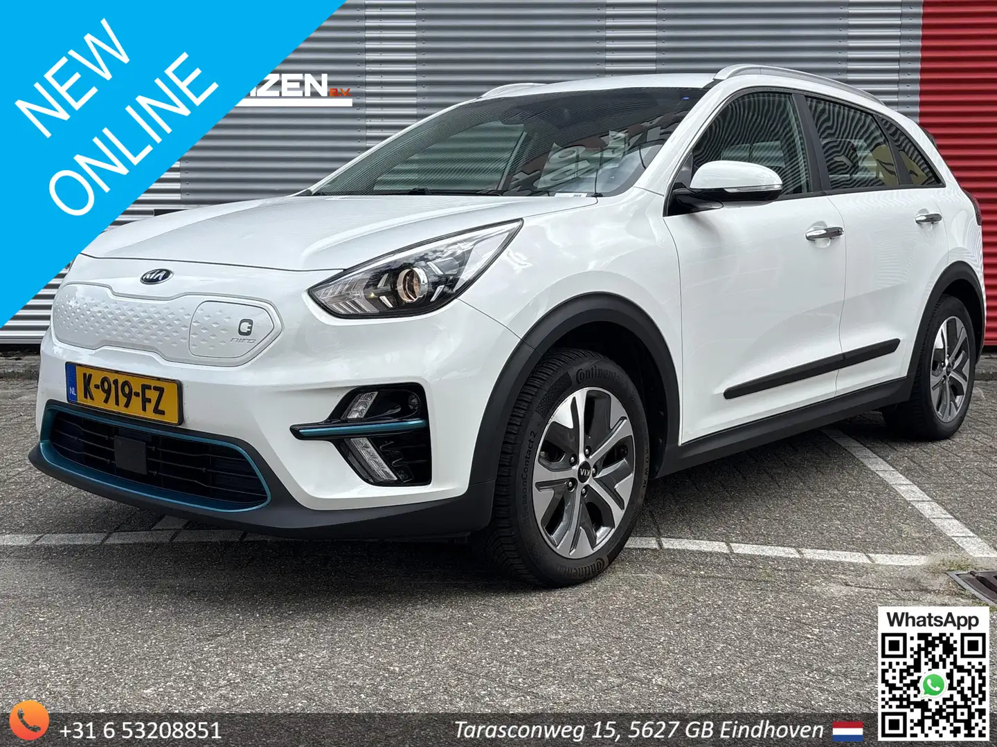 Kia e-Niro DynamicLine 64 kWh | € 12.950,- NETTO! | Leder | C Wit - 1