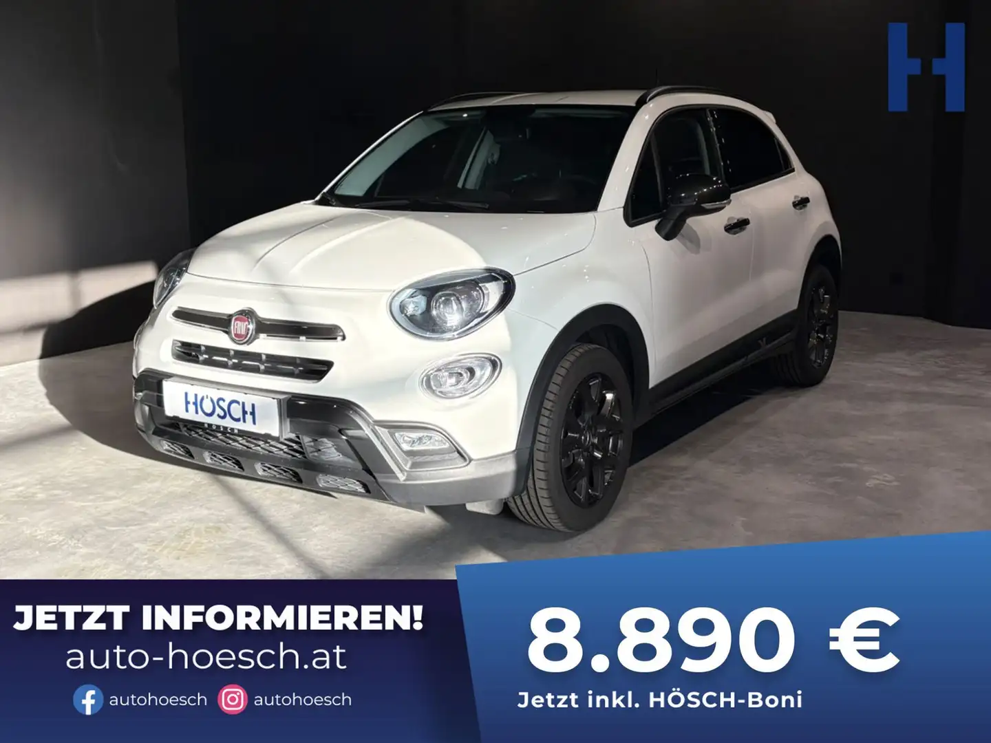 Fiat 500X Multi-Jet 120 Off-Road S-Design 8-fach JETZT SICH Weiß - 1
