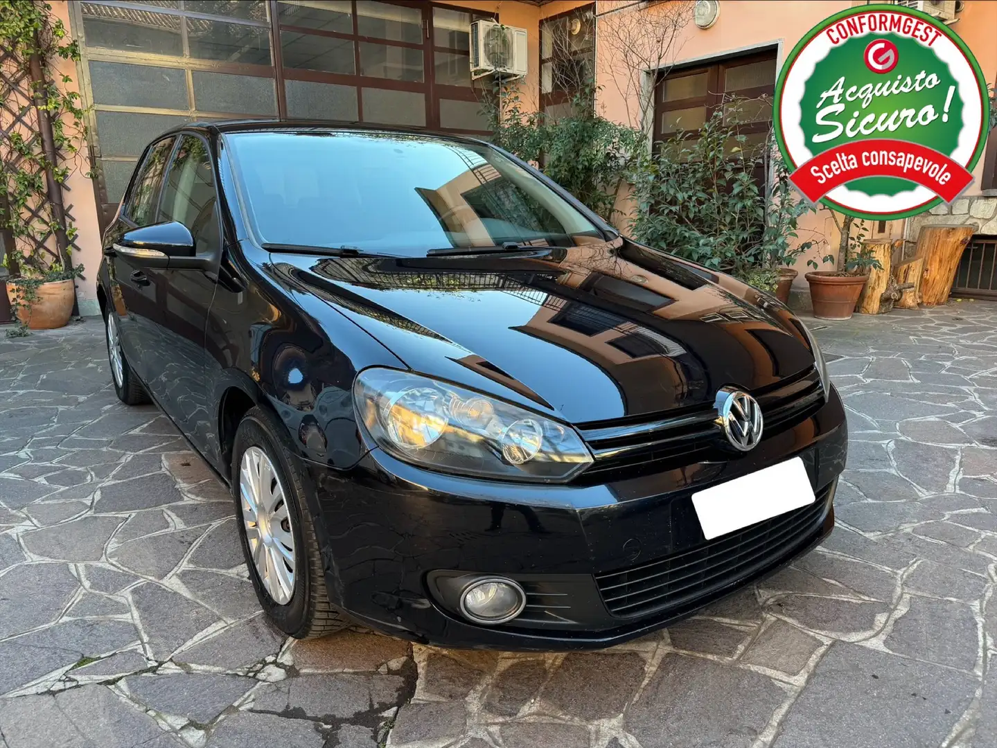 Volkswagen Golf 5p 1.6 Comfortline EURO 5 Zwart - 1