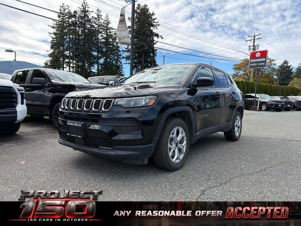 2026 Jeep Compass Sport 4x4 | Heated Seats | No Accidents!