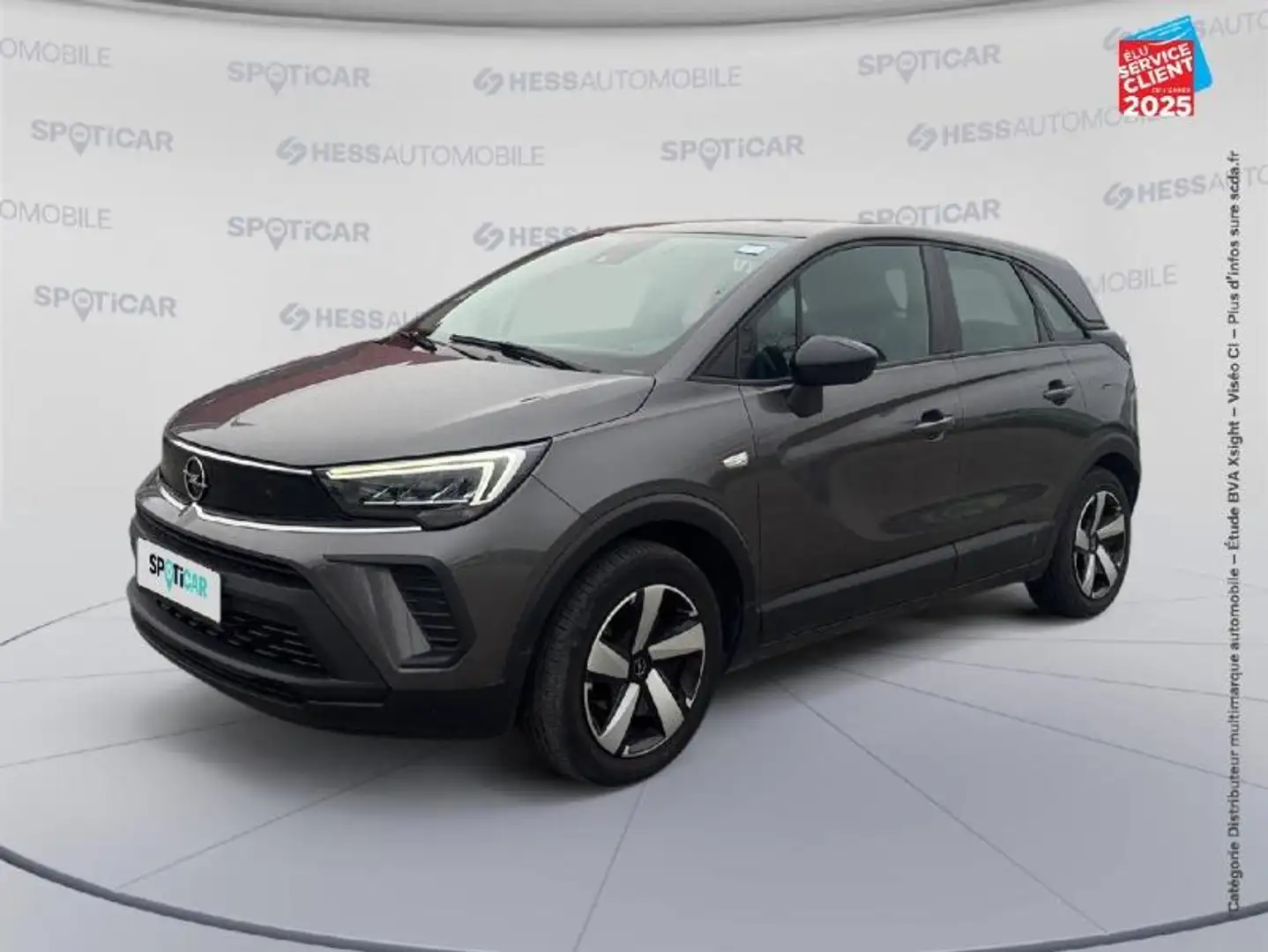 Opel Crossland 1.2 83ch Edition Gris - 1