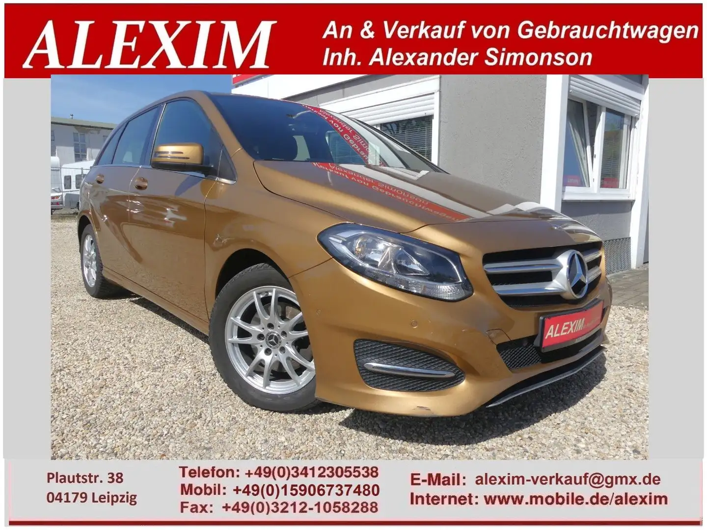 Mercedes-Benz B 180 /1.6Ltr./Rückfahrkamera/Klimaautom/Navi Žlutá - 1