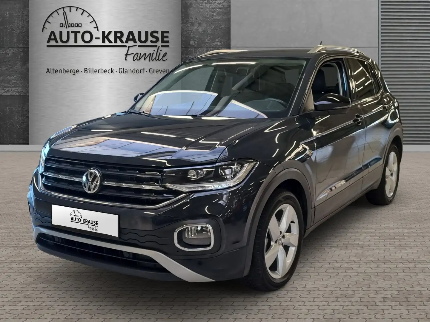 Volkswagen T-Cross 1.0 TSI Style Navi Parksensor Telefon Kl Grau - 1