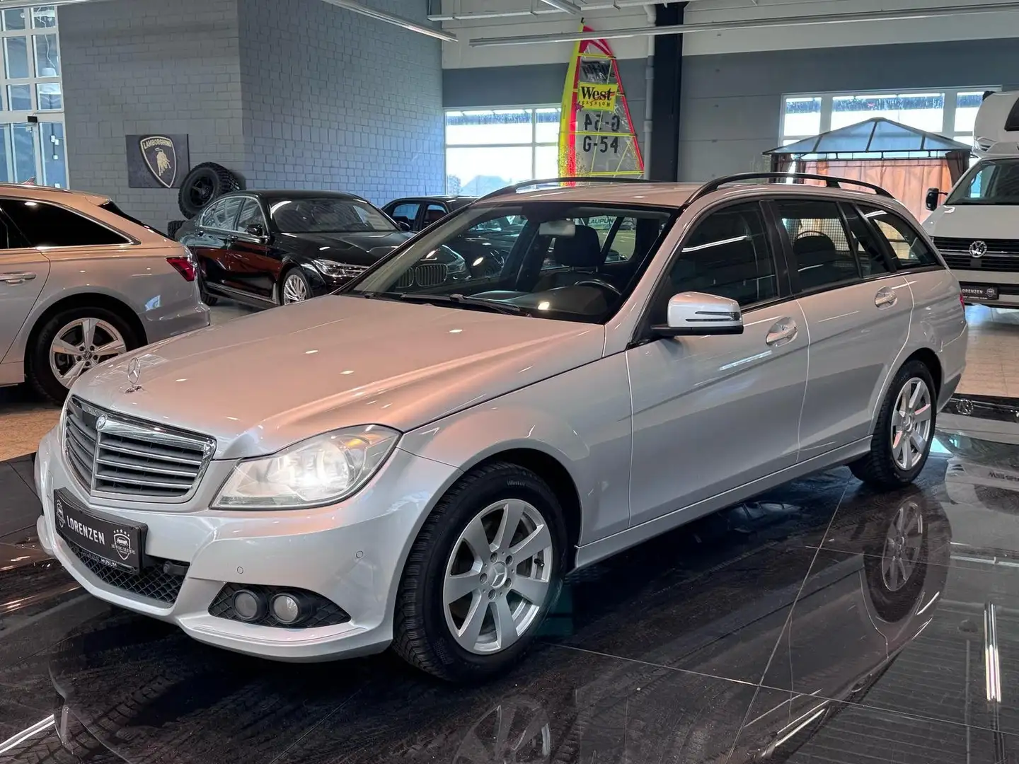 Mercedes-Benz C 220 T PDC Sihzg Audio LED E-Sitze HU-12.2025 Silber - 1