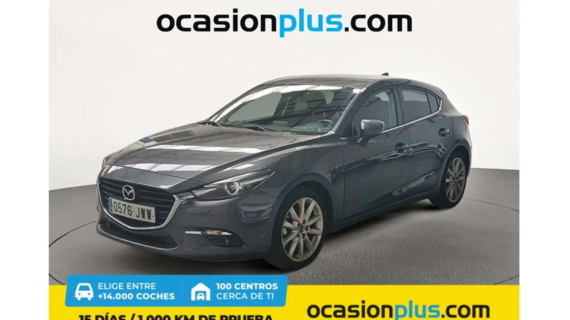 Mazda 3 2.2 Luxury Navegador 110kW Gris - 1