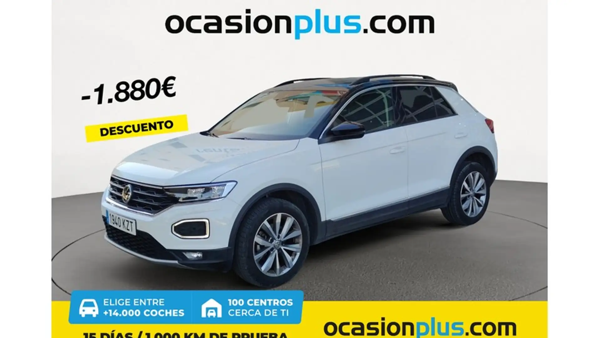 Volkswagen T-Roc 1.5 TSI Advance Style Weiß - 1