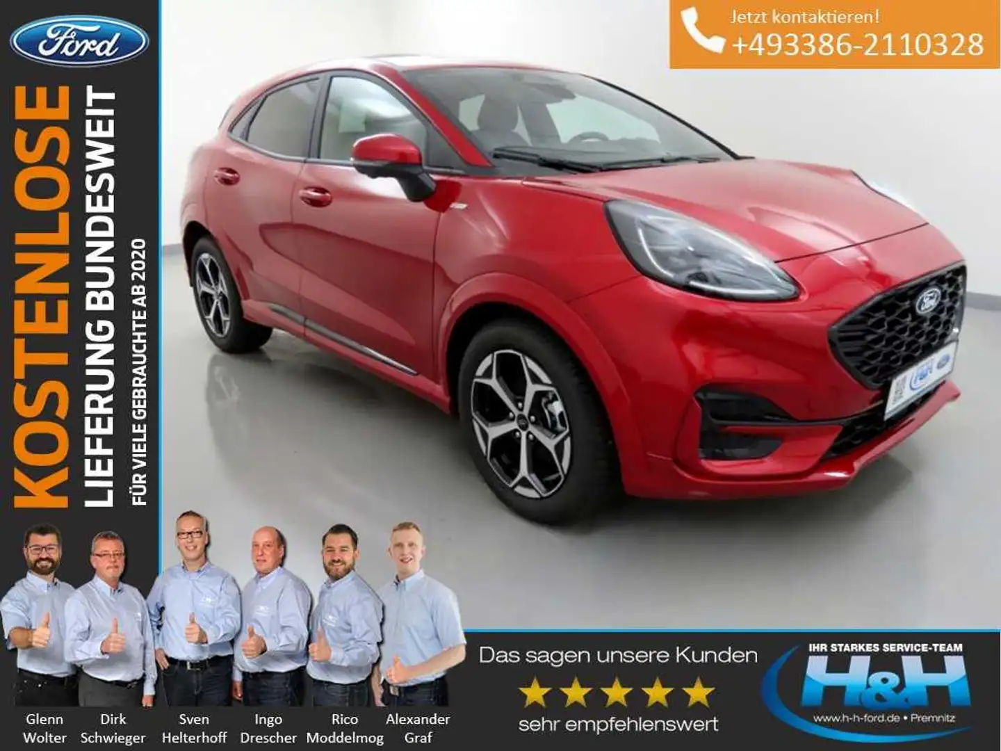 Ford Puma 1.0 M-Hybrid ST-Line AHK+iACC Rot - 1