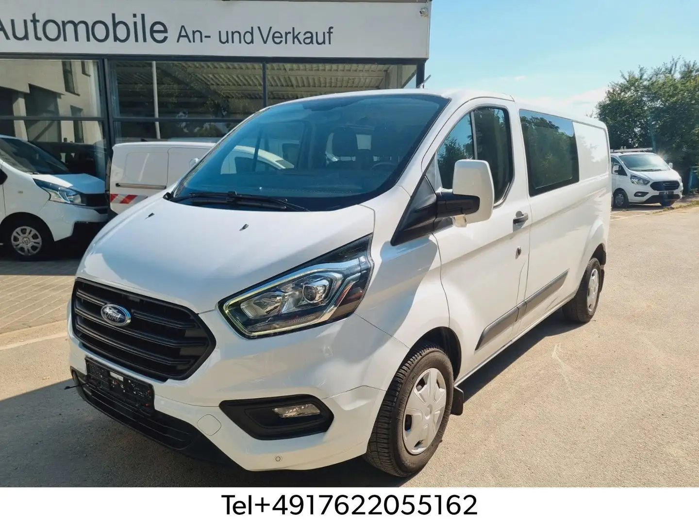 Ford Transit Custom DoKa Kasten 300 L2H1  Sortimo Weiß - 1