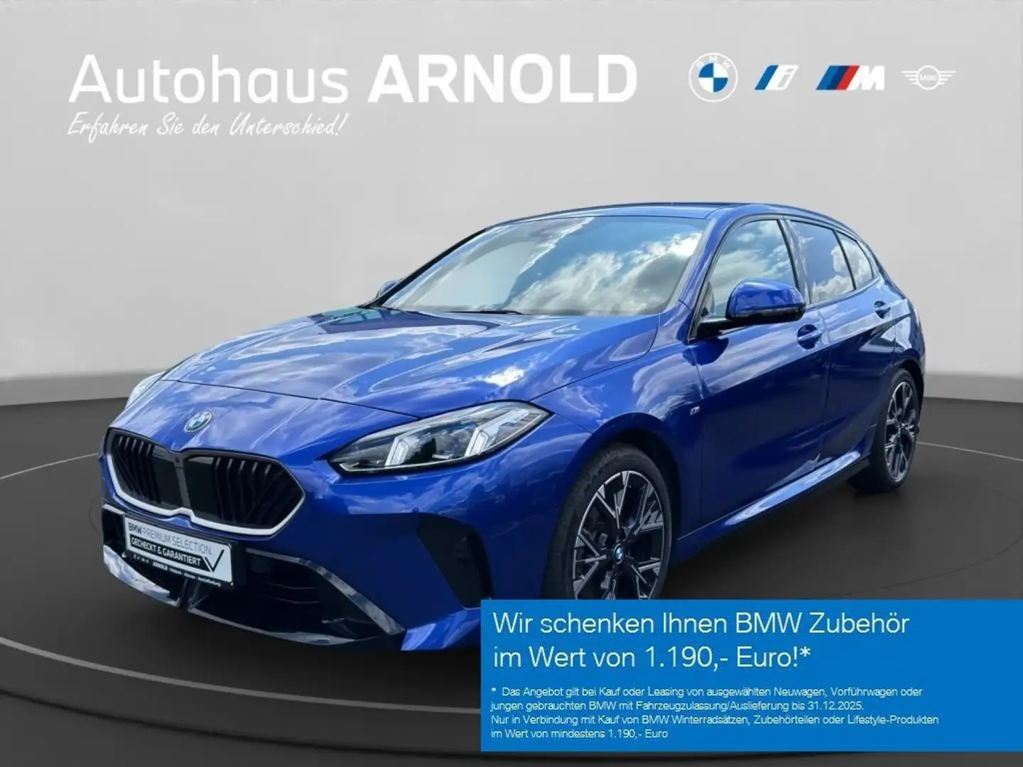 BMW 120 Hatch M Sportpaket Head-Up Harman Kardon Stop+Go R Blau - 1