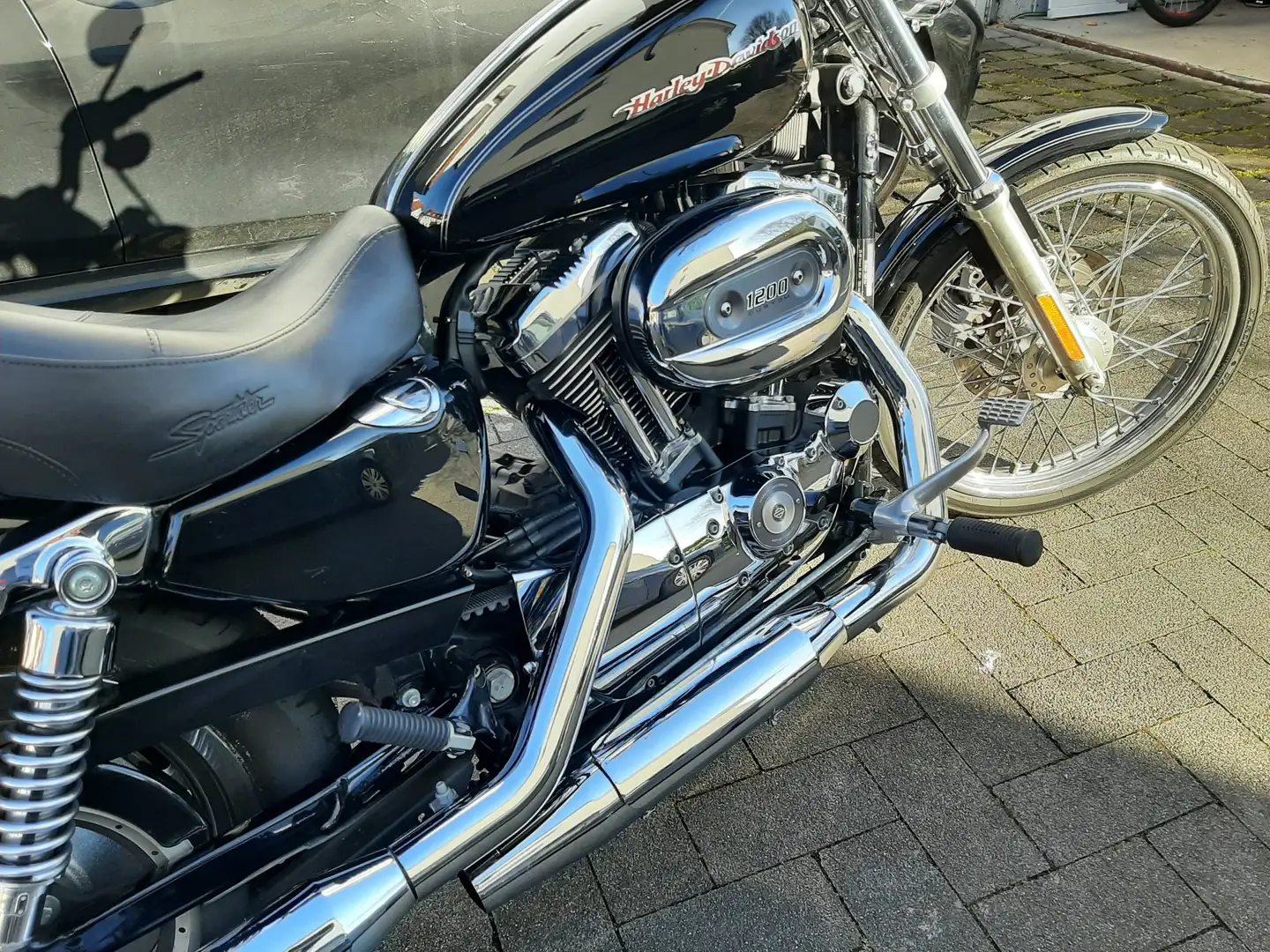 Harley-Davidson 1200 Custom Xl 1200 C Negro - 2
