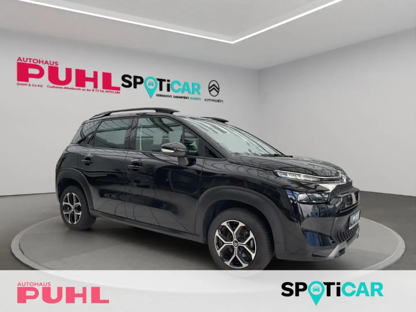 Citroen C3 Aircross Plus Automatik,Navi,CarPlay,Klimaautom,Musikstream Schwarz - 1