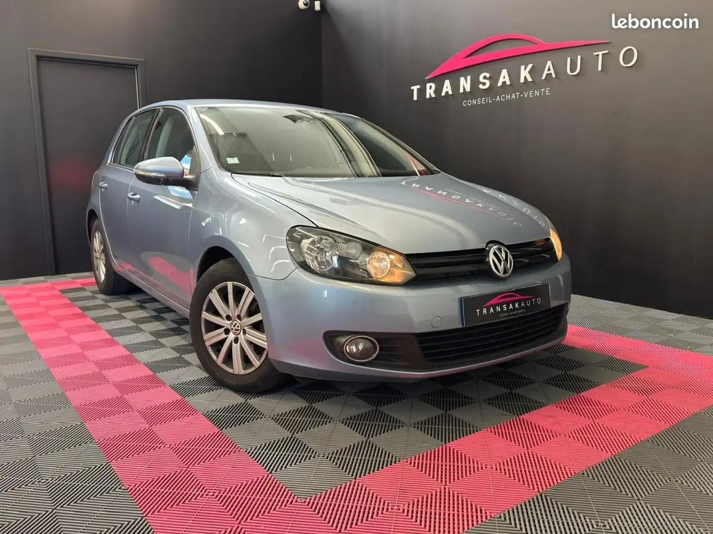 Volkswagen Golf 1.6 TDI 105ch BlueMotion Confortline SECONDE MAIN  Bleu - 1