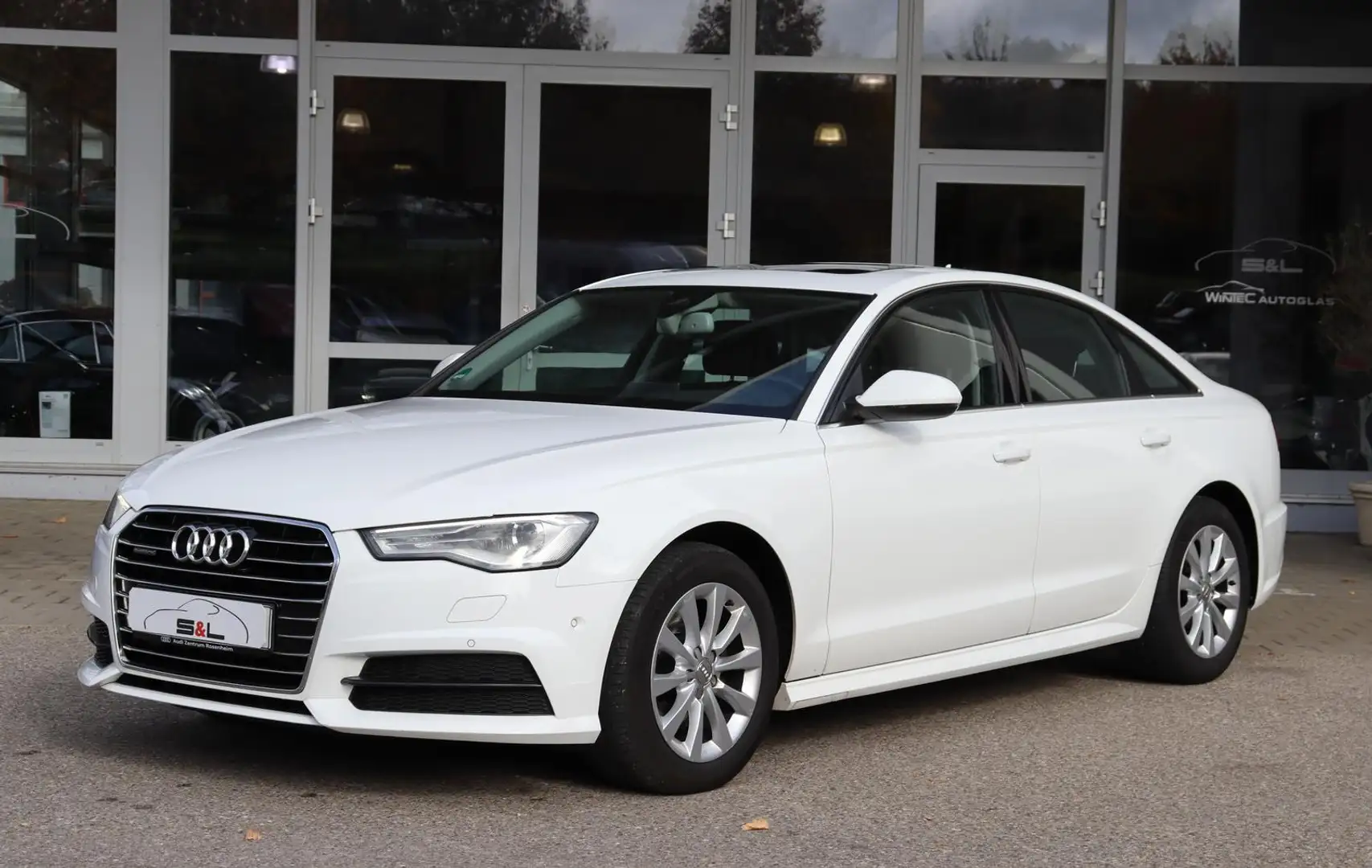 Audi A6 Lim. 2.0 TDI quattro / Head-UP/ NaviPlus/ GSD Weiß - 1