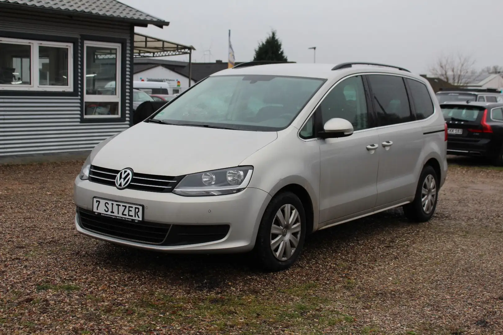 Volkswagen Sharan 7 Sitze*S.Heft*Klima*SHZ*AHK*Tempomat*E5 Goud - 2