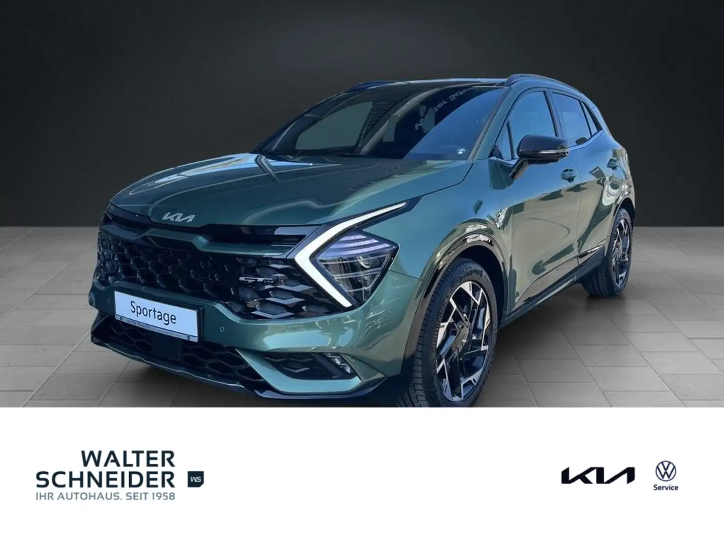 Kia Sportage SPORTAGE 1.6T AWD DCT GT-Line DRIVE Sound GD AHK Grün - 1