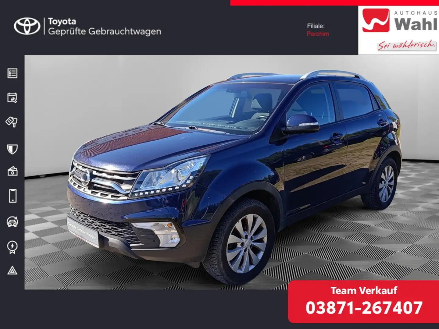 SsangYong Korando 2.0 Quartz 4x2 Blau - 1