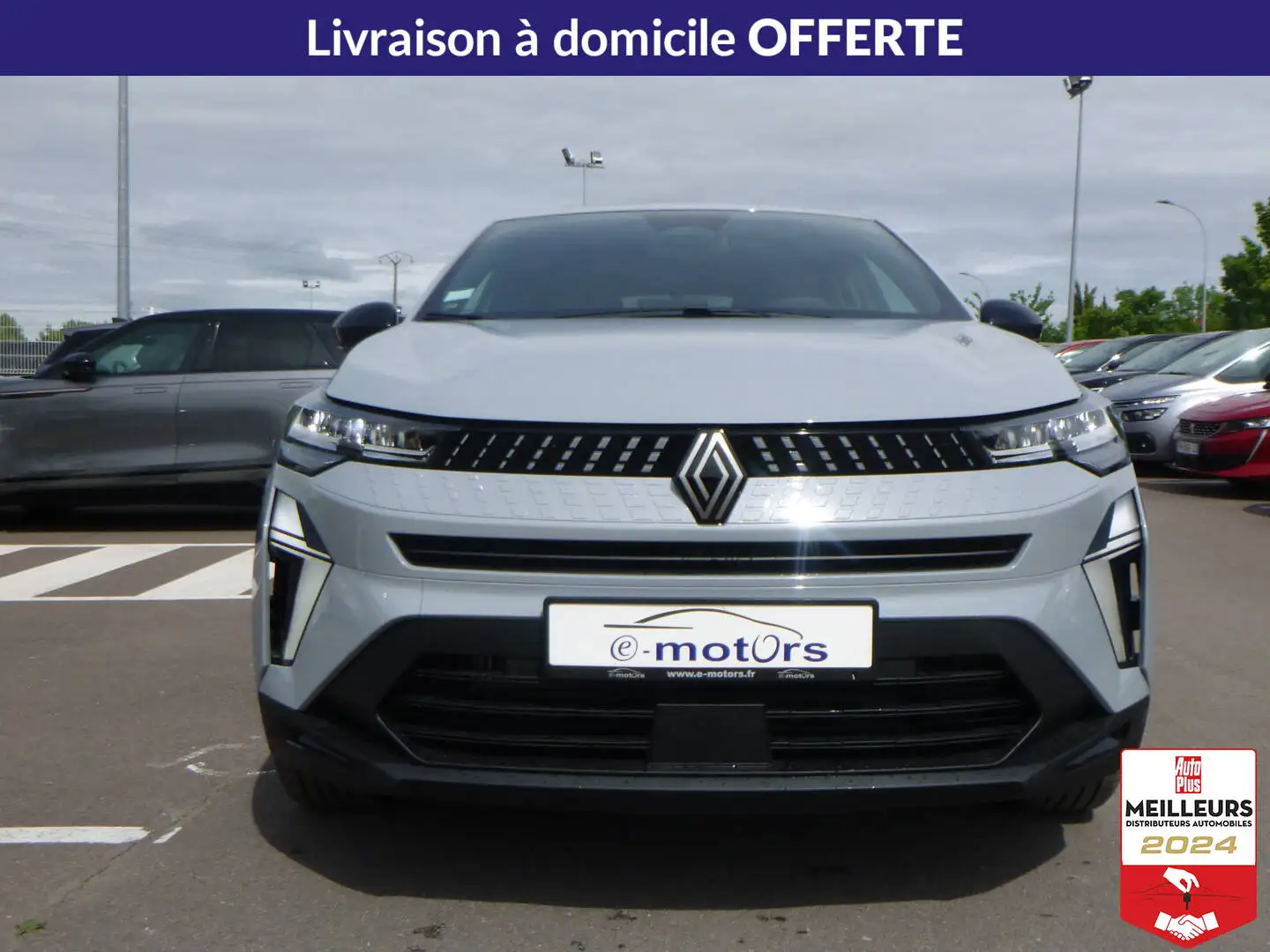 Renault Captur mild hybrid 160 EDC Techno +pack Hiver +ACC Gris - 2