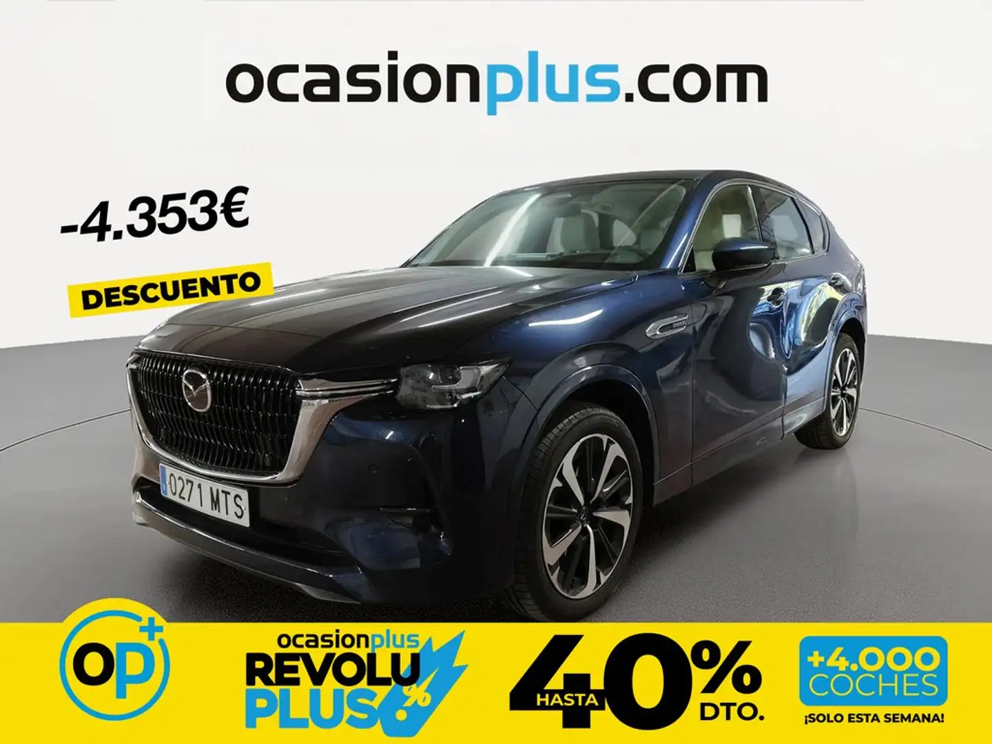 Mazda CX-60 2.5L e-Skyactiv-G PHEV Takumi Dri-P + Com-P Azul - 1