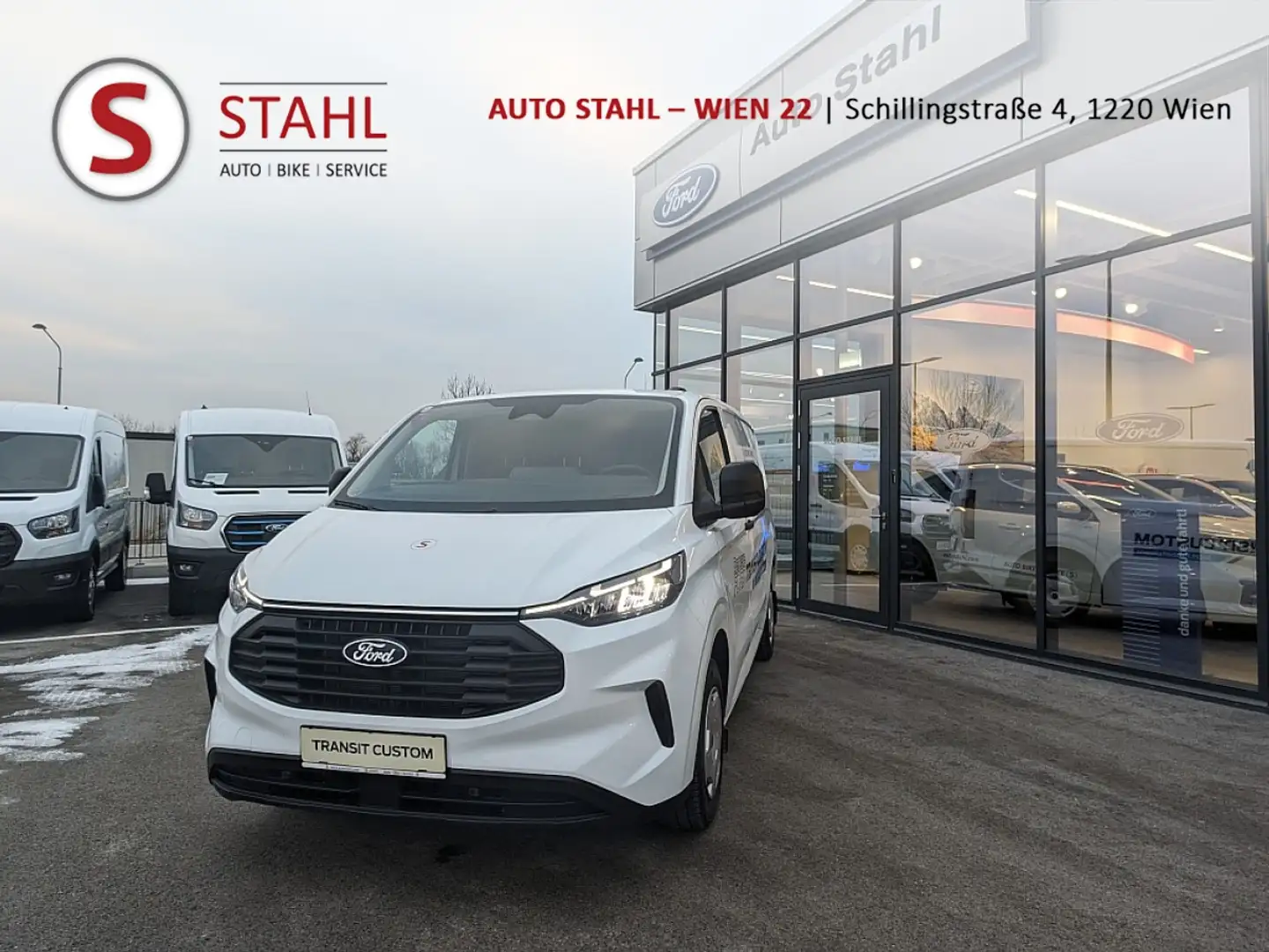 Ford Transit Custom Kasten 2,5 PHEV L1H1 320 Trend Aut. Ganzjahresr... Weiß - 1