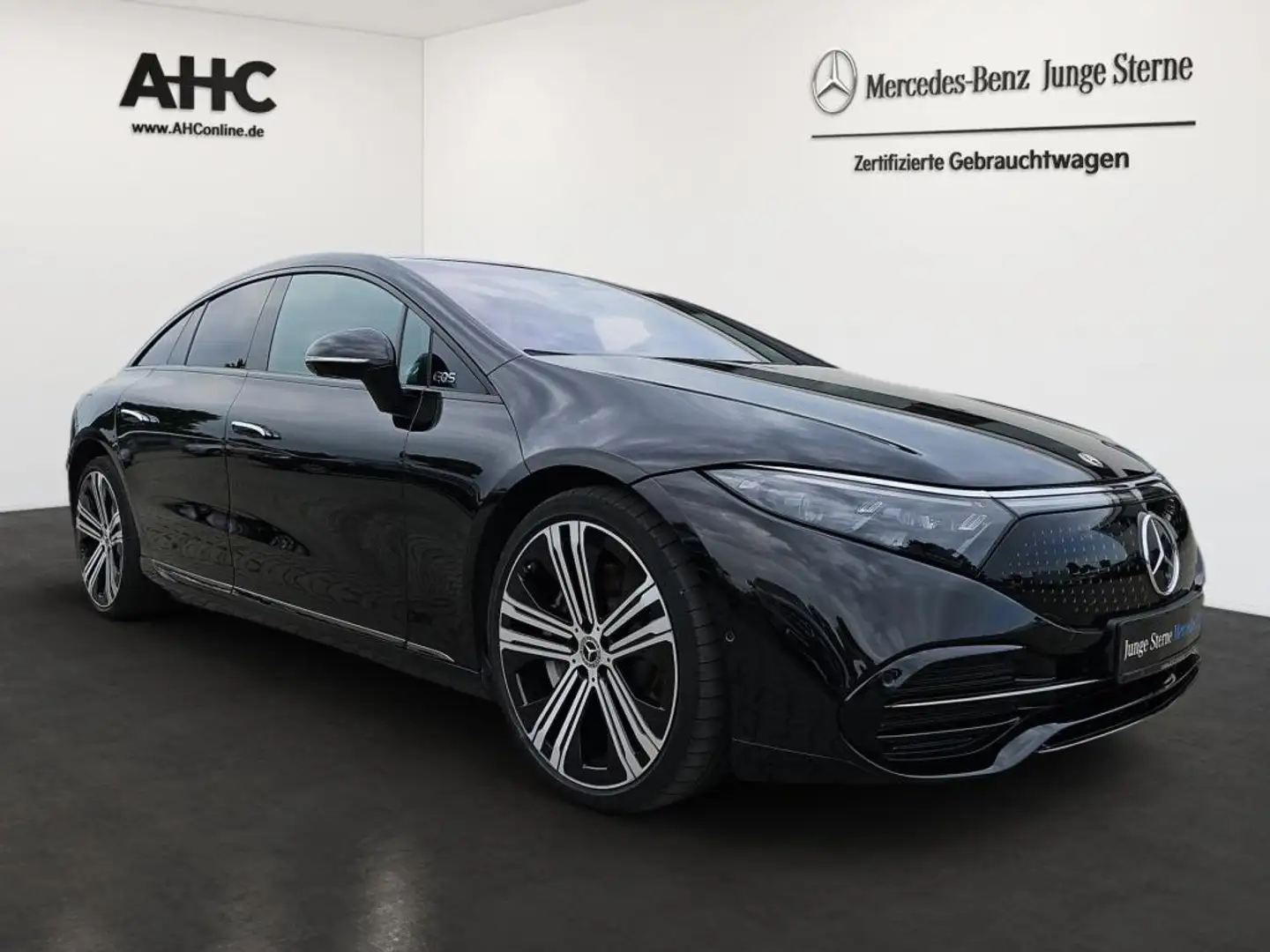 Mercedes-Benz EQS 580 4M ACC Pano Hyperscreen Massage Sitzklim Noir - 2