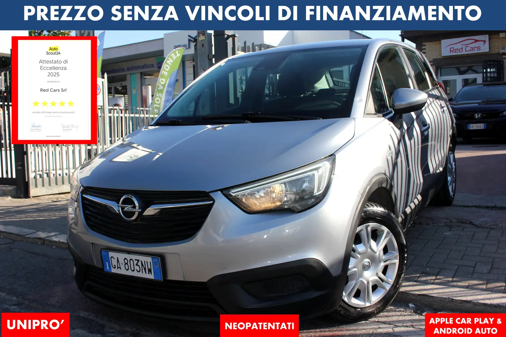 Opel Crossland X 1.2  83cv *PREZZO VERO* UNIPRO NEOPAT OK - 1