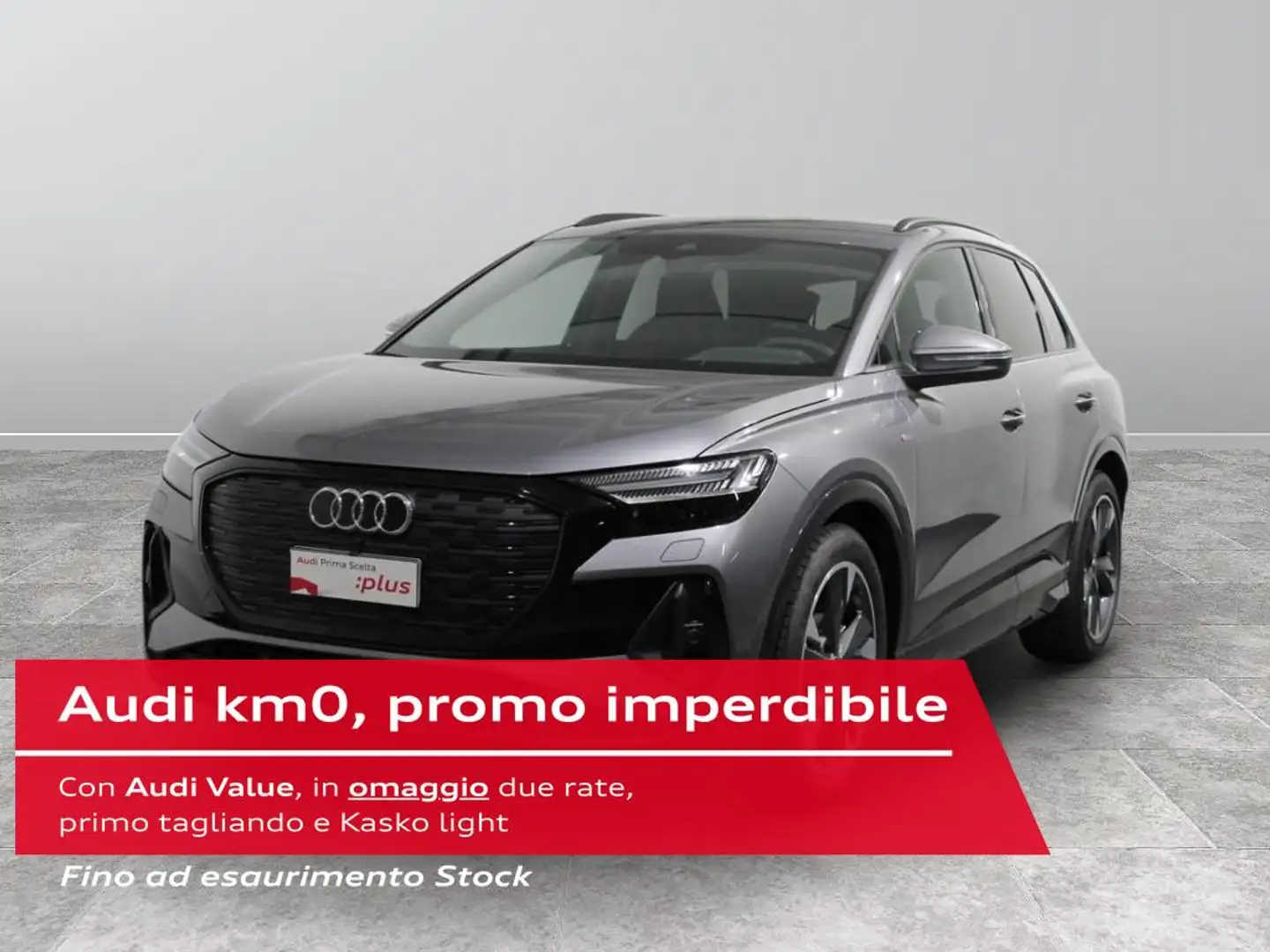 Audi Q4 e-tron 45 S line edition Gris - 1