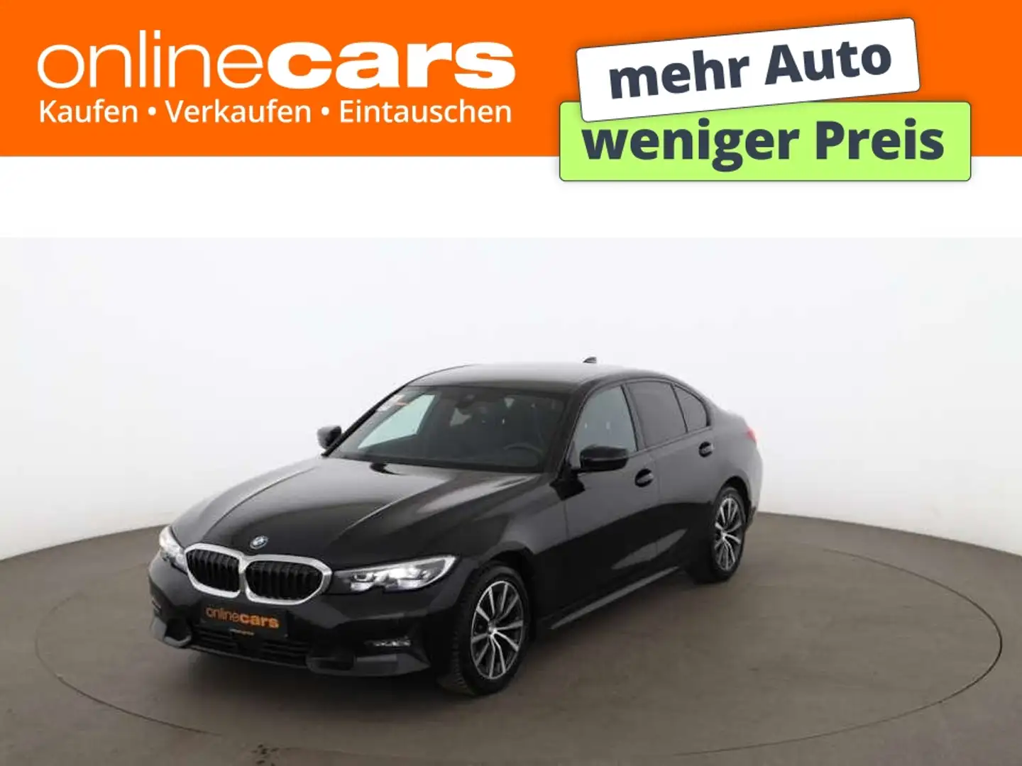 BMW 320 d Limousine Sport Line Aut LED RADAR LEDER Schwarz - 1