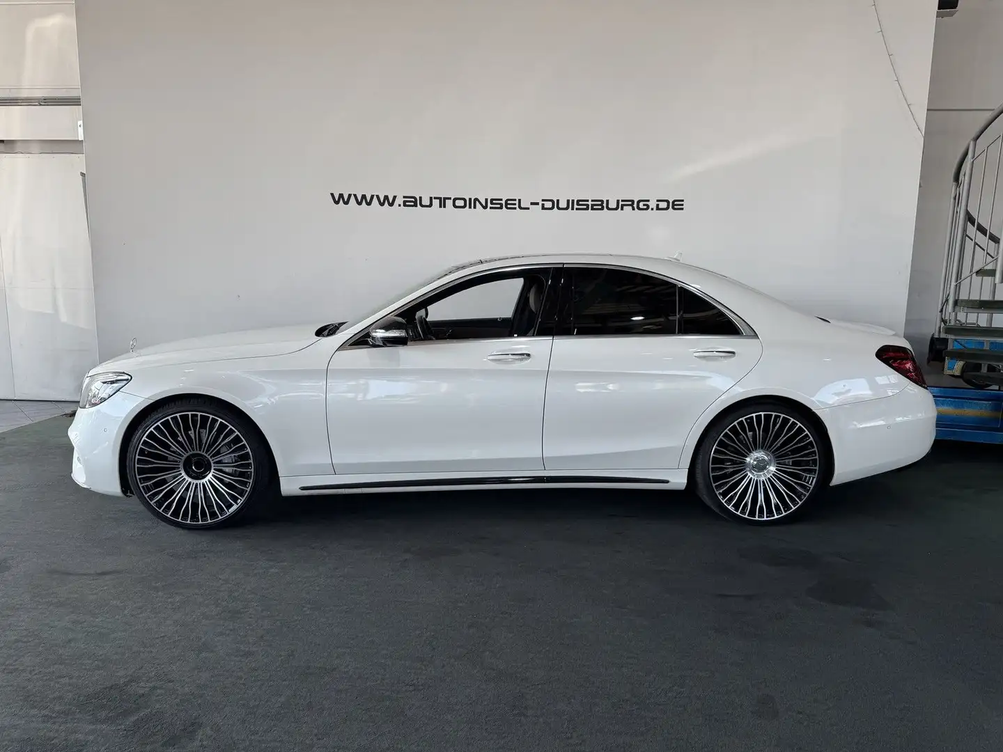 Mercedes-Benz S 400 d AMG Line Pano Burmester Luftfahrwerk 22" Bianco - 2