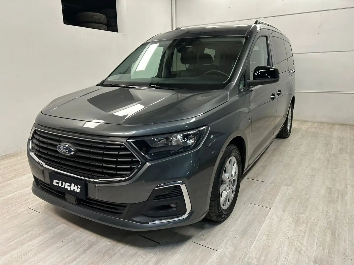 Ford Tourneo Connect 2.0 EcoBlue 122 CV Powershift Titanium Gris - 1